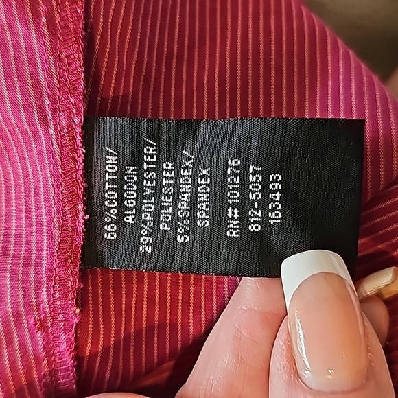 nicole By Nicole Miller Button Up Blouse Size M NWOT Tote E - Picture 5 of 6